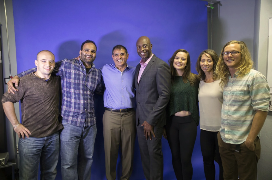 Socialmail Team and Jerry Rice